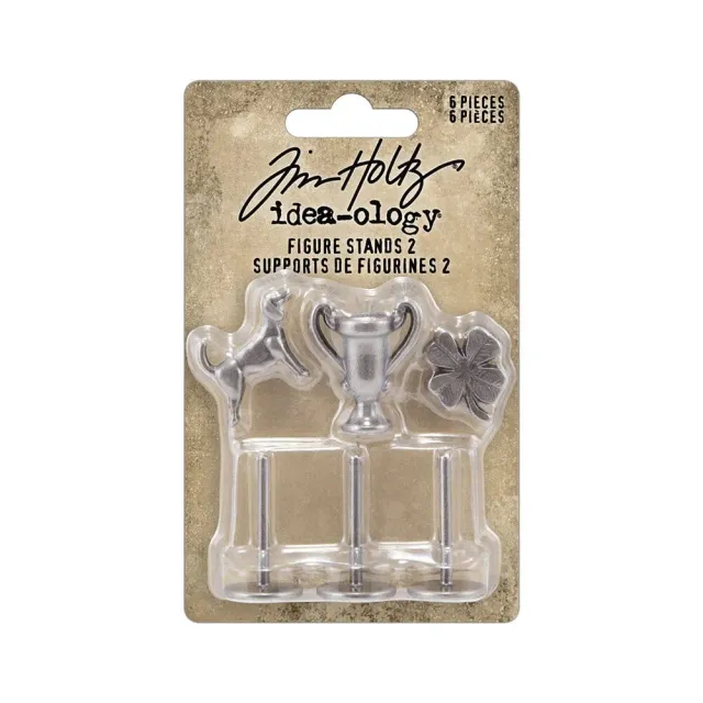 Idea-ology Tim Holtz Figure Stands 2 Aufsteller Deko