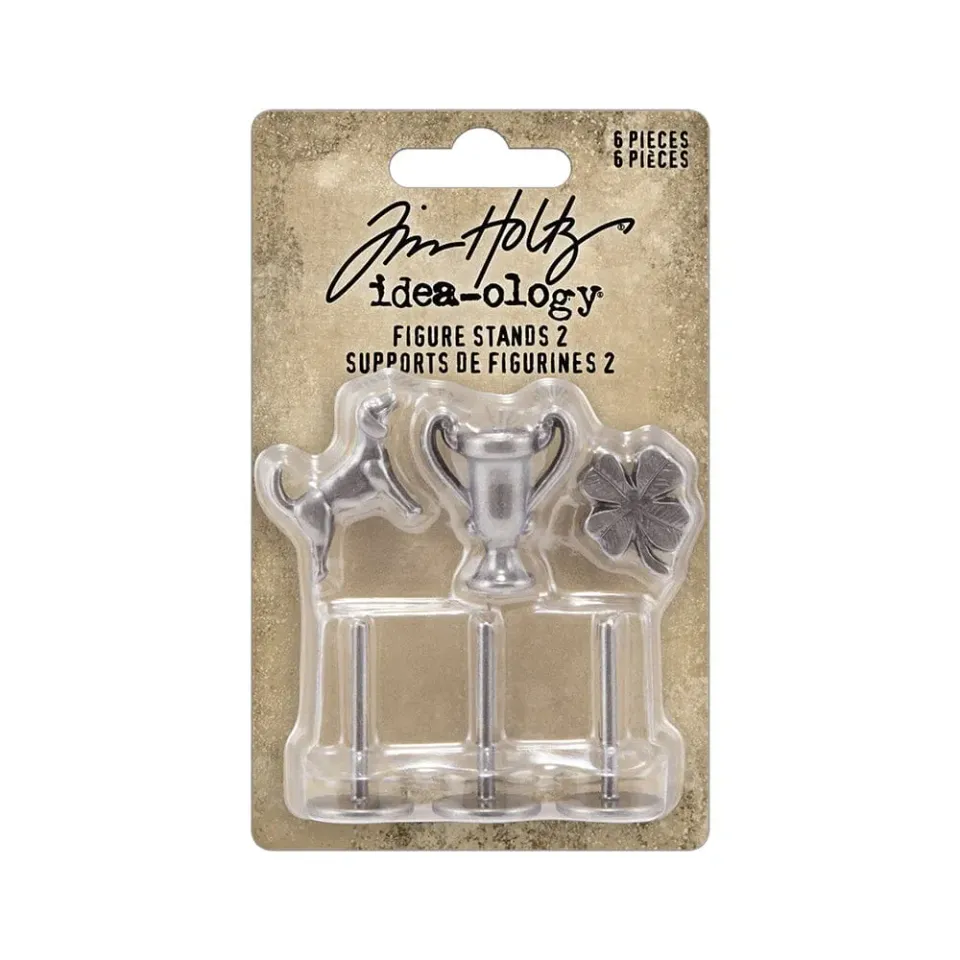 Idea-ology Tim Holtz Figure Stands 2 Aufsteller Deko