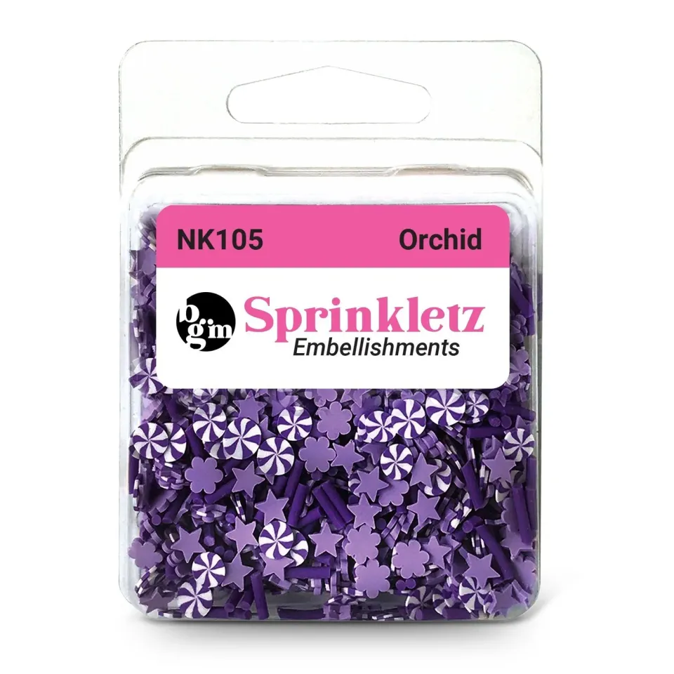 Buttons Galore Sprinkletz Orchid Streudeko 12 g violett 5 mm
