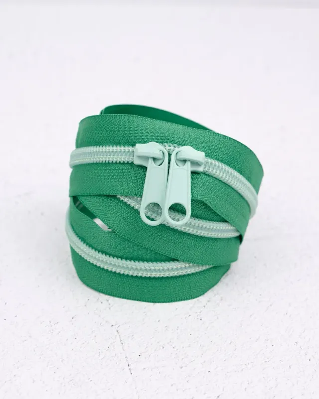 Renaissance Ribbon Ocean Wave Taschenreißverschluss Doppelschieber
