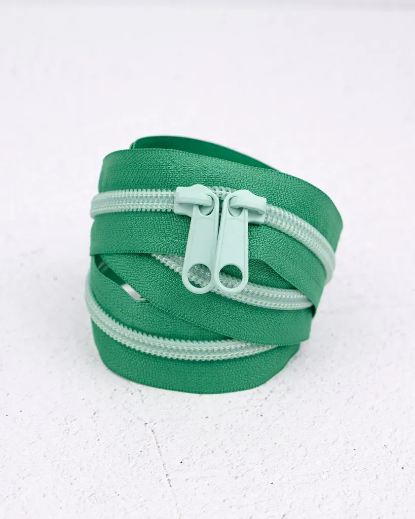 Renaissance Ribbon Ocean Wave Taschenreißverschluss Doppelschieber