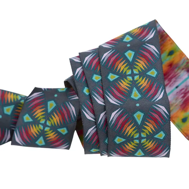 Renaissance Ribbon Enrapture Cathedral Windows Band 2 Zoll Dunkelpetrol