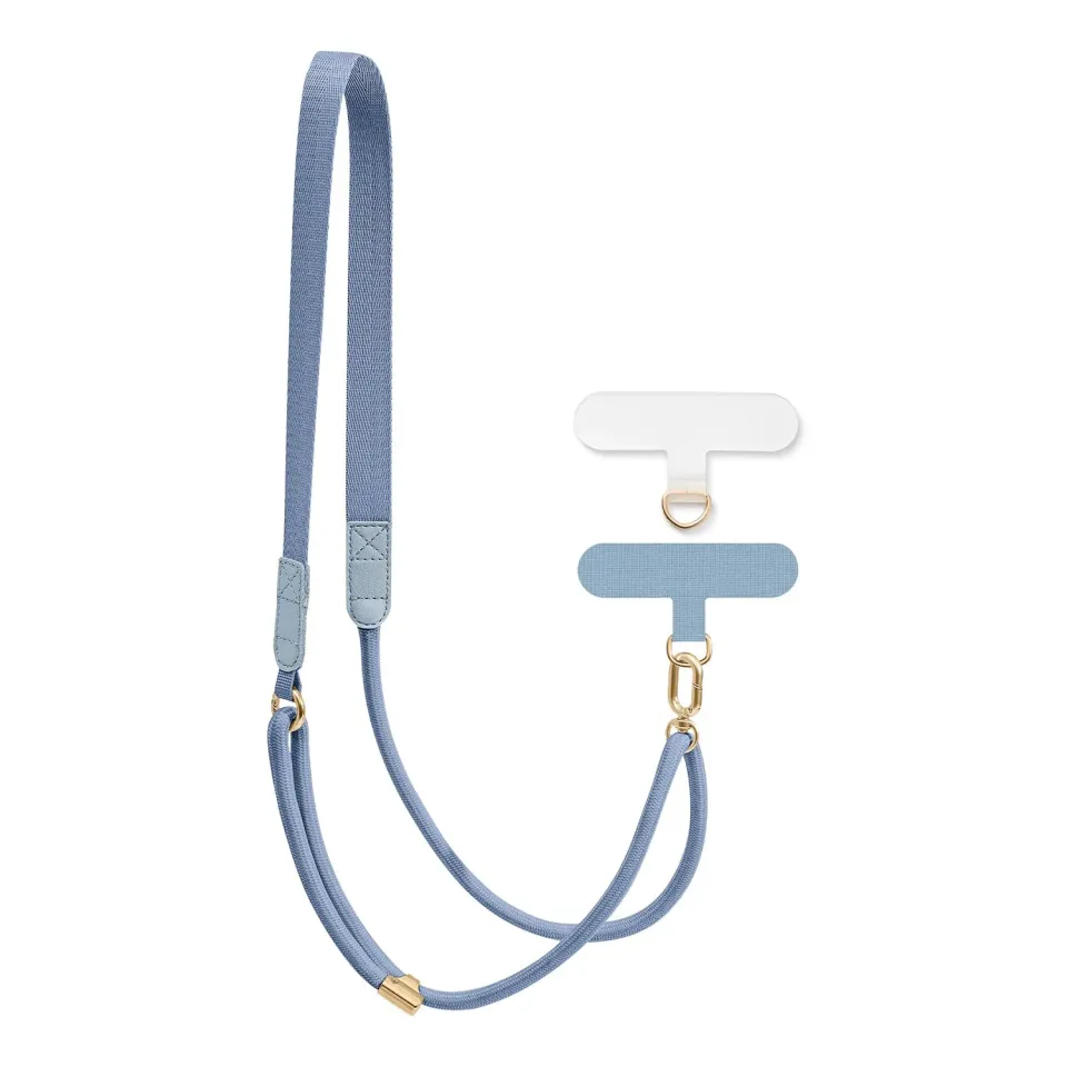 MORSUNBELA Handykette Breit Verstellbar mit Karabiner