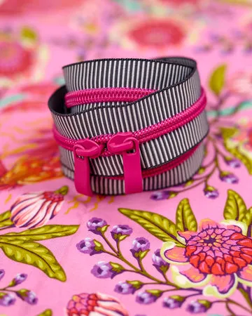 Renaissance Ribbon Bubble Pop Taschenreißverschluss Doppelschieber