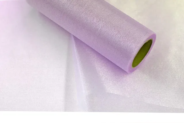 Creativery Snow Organza Rolle 36 cm x 9 m