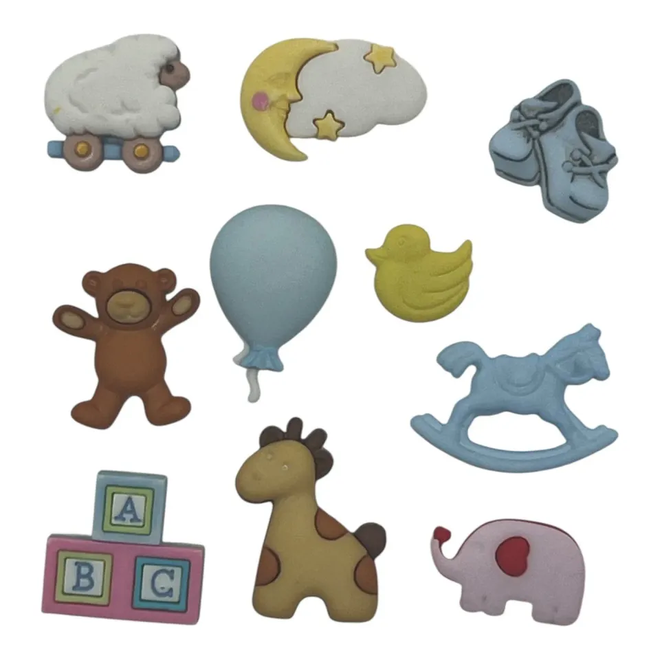 Buttons Galore Newborn Friends Babyknöpfe Motiv
