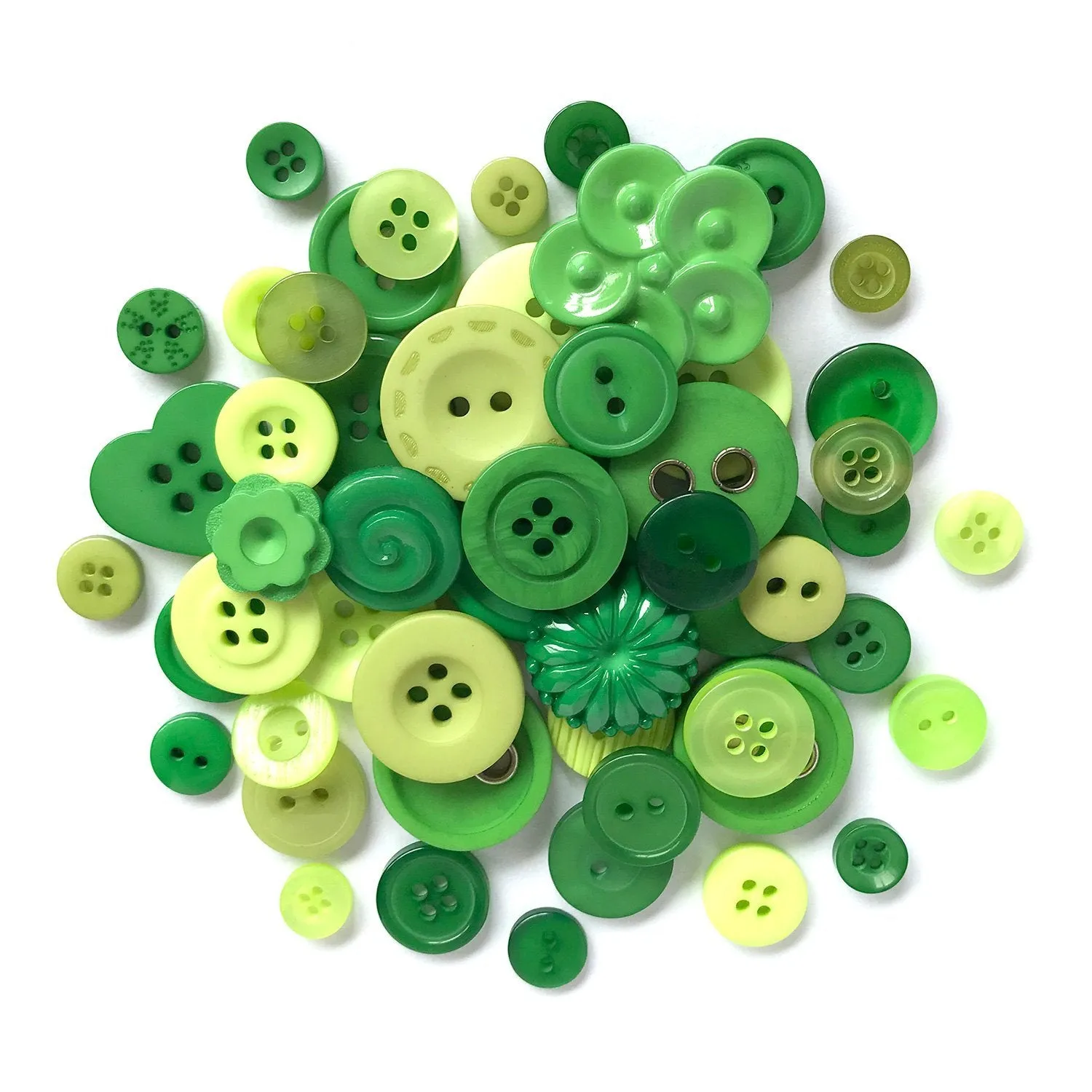 Buttons Galore Going Green Nähknöpfe 100g Mix