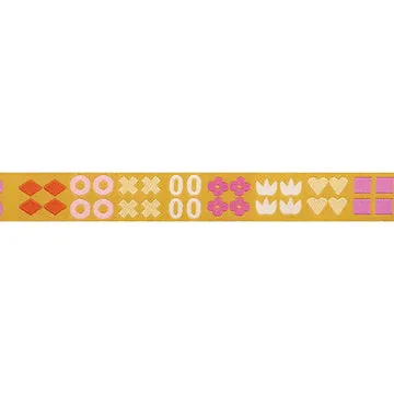 Renaissance Ribbon Woodland Shapely Webband Goldenrod 16mm 1Yard