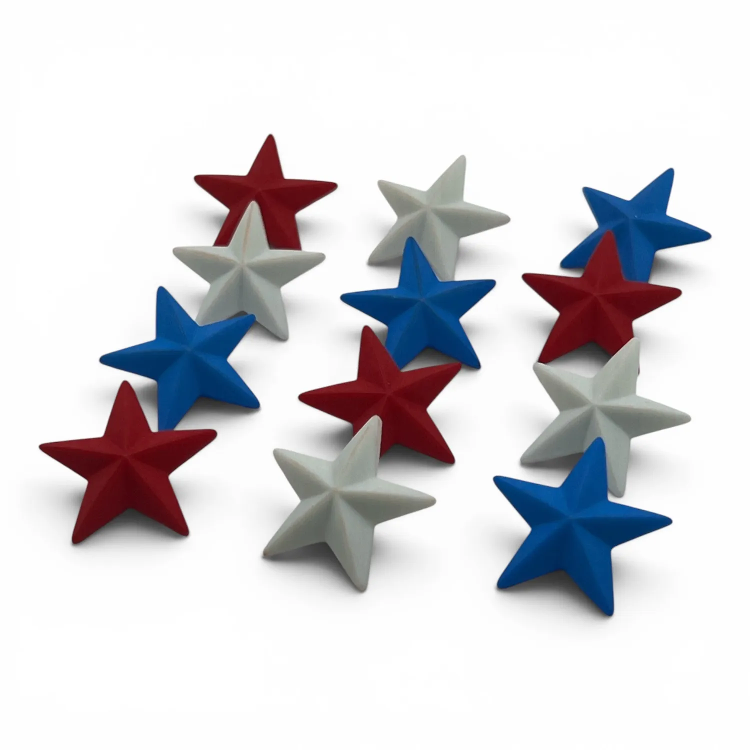 Buttons Galore America 250 Heritage Star Nähknöpfe 12 Stück matt