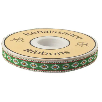 Renaissance Ribbon Holiday Motif Band 5/8 Zoll 1 Yard