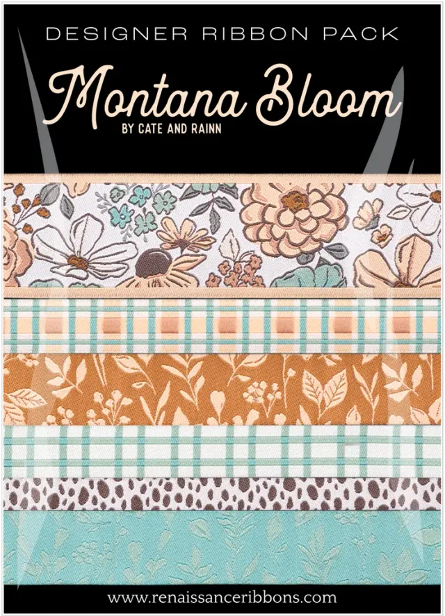 Renaissance Ribbon Montana Bloom Designer Pack Bänder-Set, 6-teilig