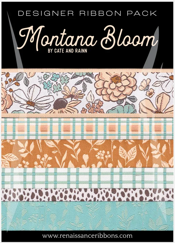 Renaissance Ribbon Montana Bloom Designer Pack Bänder-Set, 6-teilig