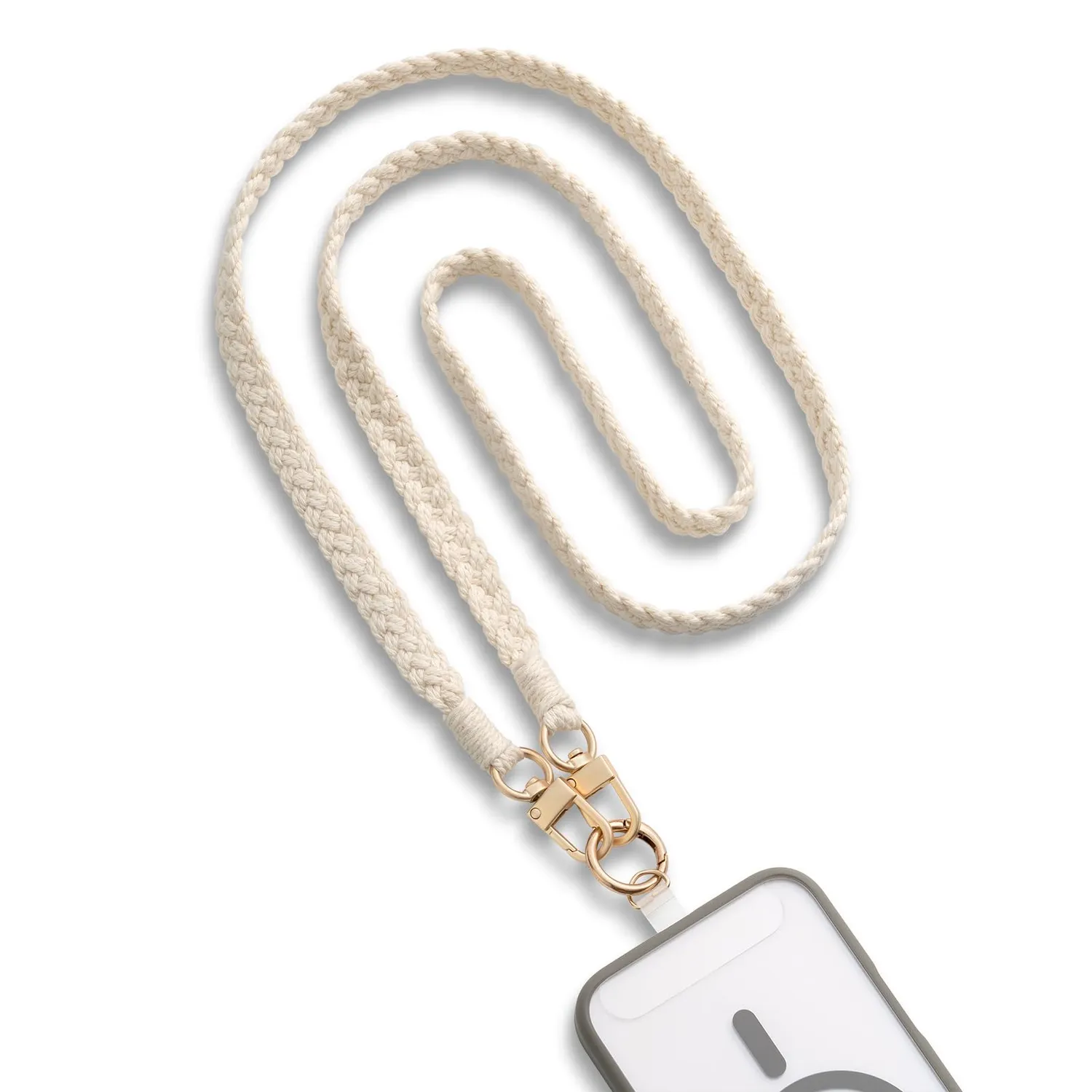 MORSUNBELA Handykette geflochten 124 cm