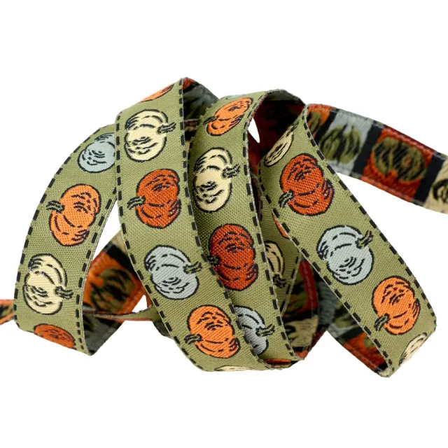 Renaissance Ribbon Home Sweet Haunt Petite Pumpkin Schmuckband 1 Yard Kürbis