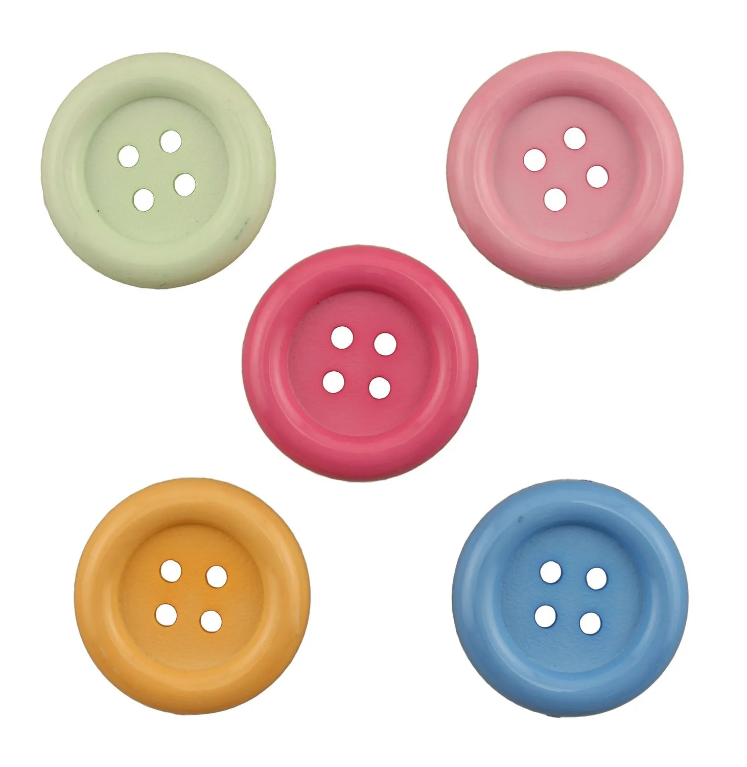 Buttons Galore Big Ol Knöpfe 5 Stück 32 mm 4-Loch