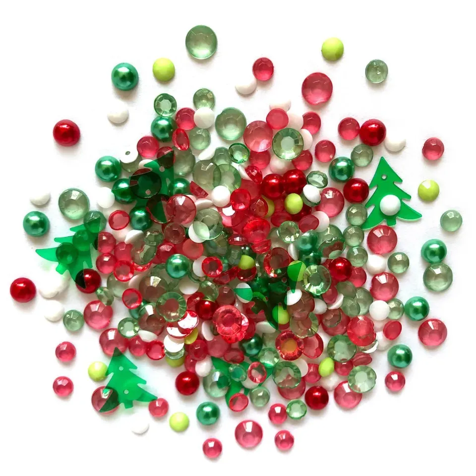 Buttons Galore Sparkletz Christmas Carnival Bastelverzierung 10 g