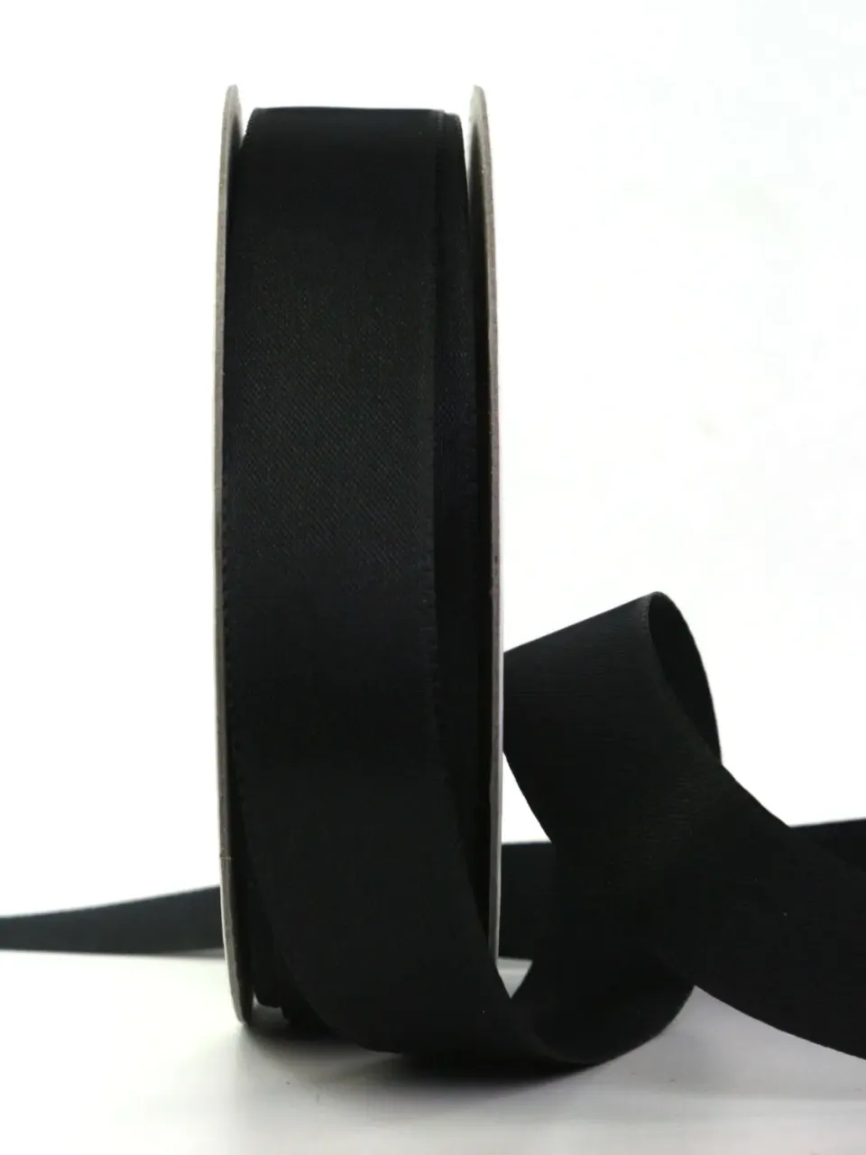 ALJO DESIGN Taftband Schwarz 50m matt