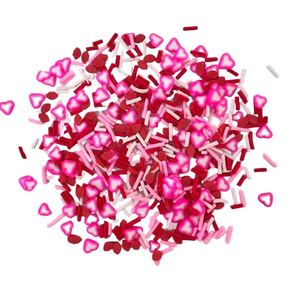 Buttons Galore Sprinkletz February 14th Bastelstreu 12 g Herzen