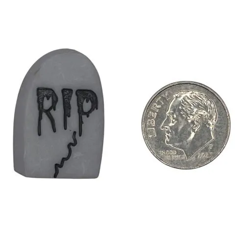 Buttons Galore RIP Tombstone Halloween-Knopf Grabstein