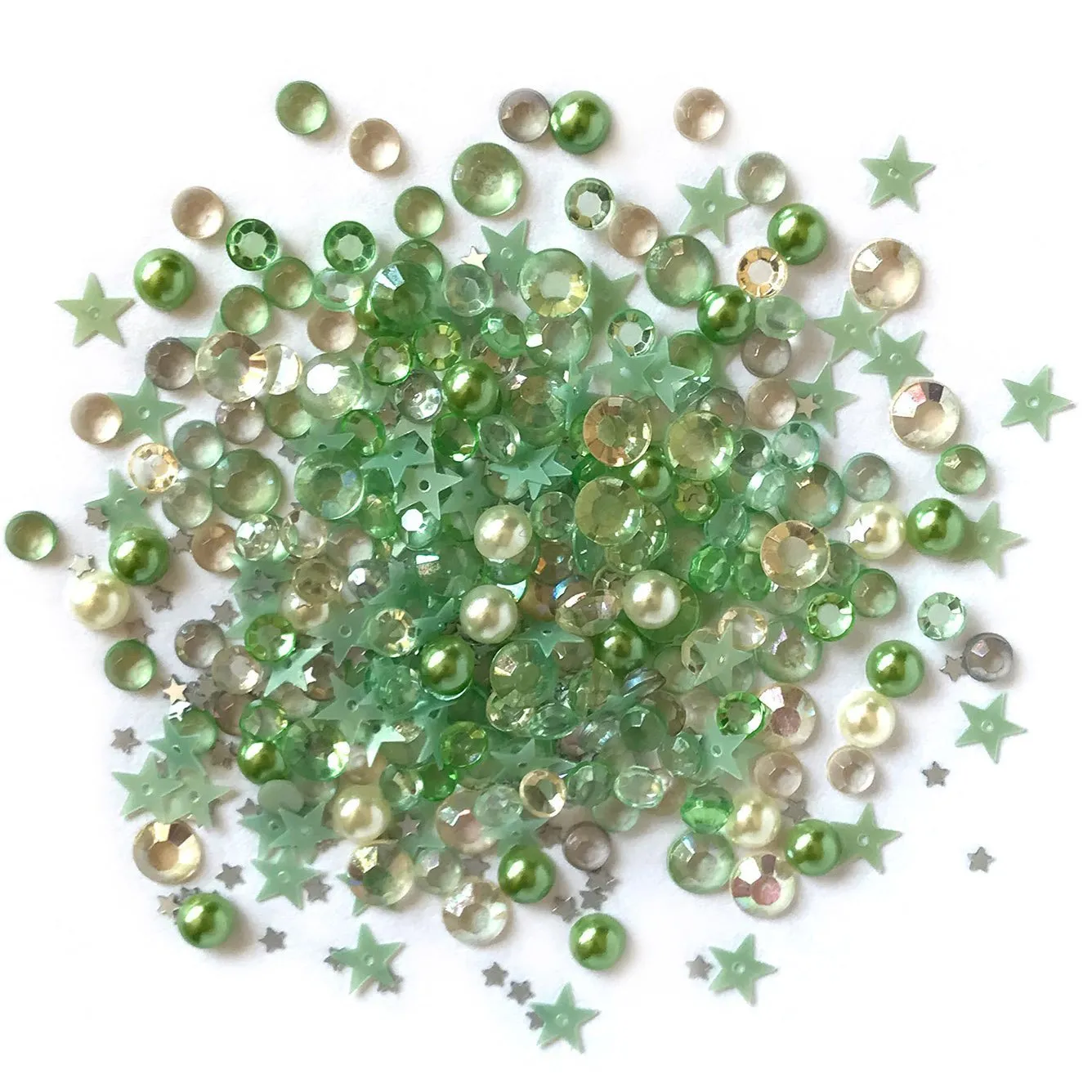 Buttons Galore Sparkletz Winters Evergreen Schmucksteine 10 g