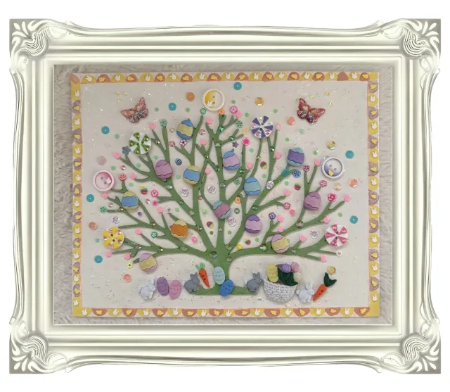 Buttons Galore Easter Egg Tree Bastelset Osterbaum