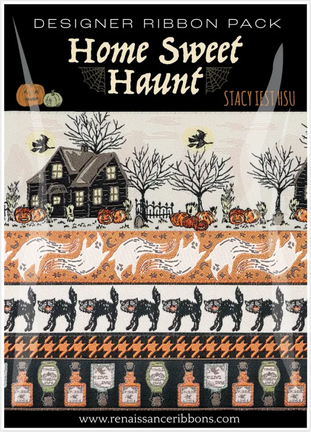 Renaissance Ribbon Home Sweet Haunt Designer Pack Bänder 5-teilig