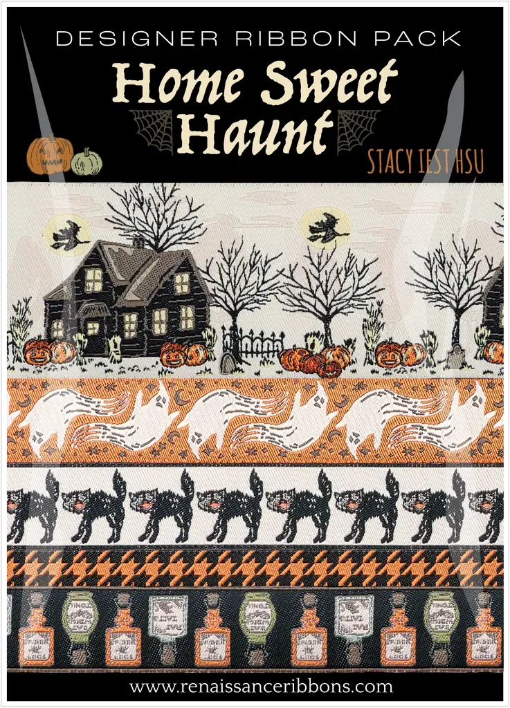 Renaissance Ribbon Home Sweet Haunt Designer Pack Bänder 5-teilig