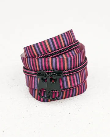 Renaissance Ribbon Sunbaked Stripe Taschenreißverschluss