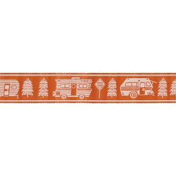 Renaissance Ribbon The Great Outdoors Open Road Schmuckband Rust 1 Yard