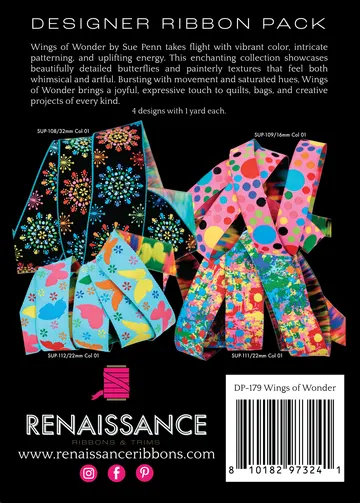 Renaissance Ribbon Wings of Wonder Webband Set 4 Yards