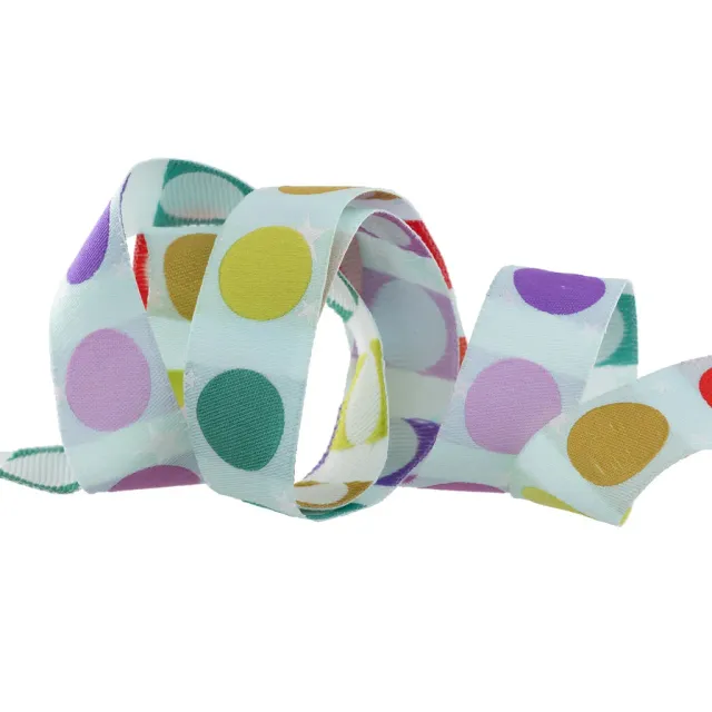 Renaissance Ribbon Tabby Road Disco Dot Webband 22mm 1 Yard gepunktet