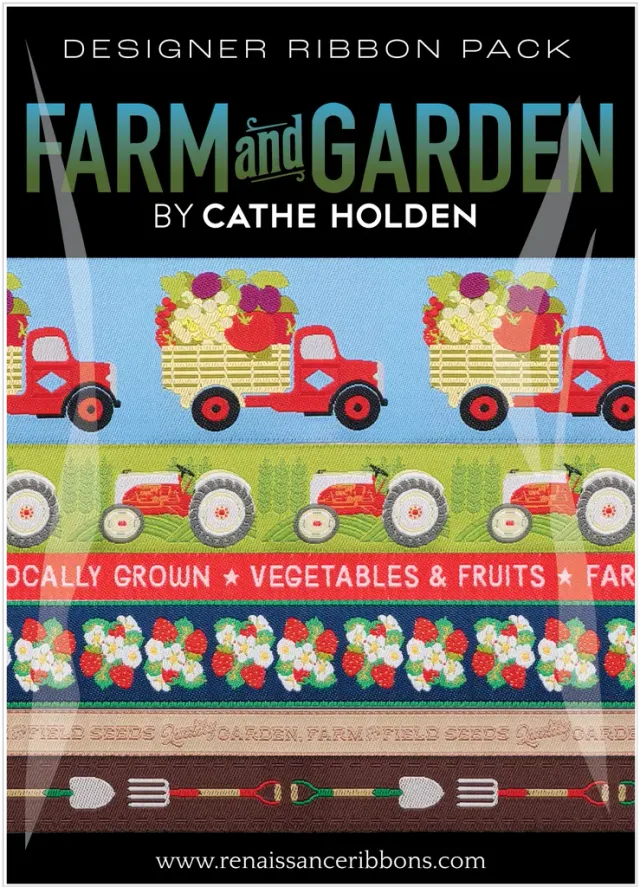 Renaissance Ribbon Farm and Garden Designer Pack 6x 1 Yard Polyester