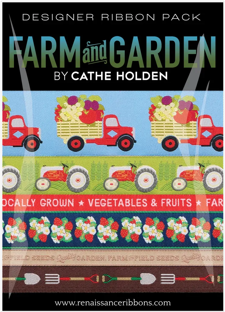 Renaissance Ribbon Farm and Garden Designer Pack 6x 1 Yard Polyester
