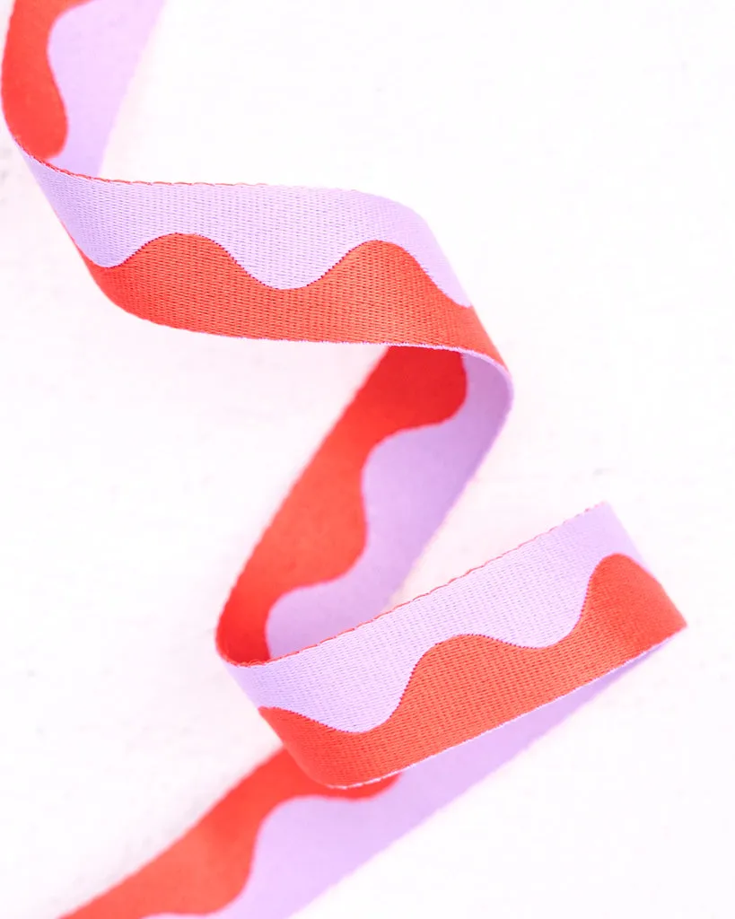 Renaissance Ribbon Wavy Webbing Gurtband Nylon