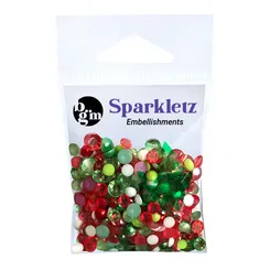 Buttons Galore Sparkletz Christmas Carnival Bastelverzierung 10 g