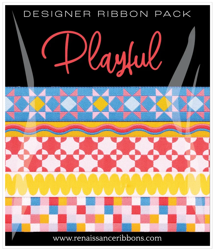 Renaissance Ribbon Playful Designer Pack Schmuckband 5x1 Yard bunt
