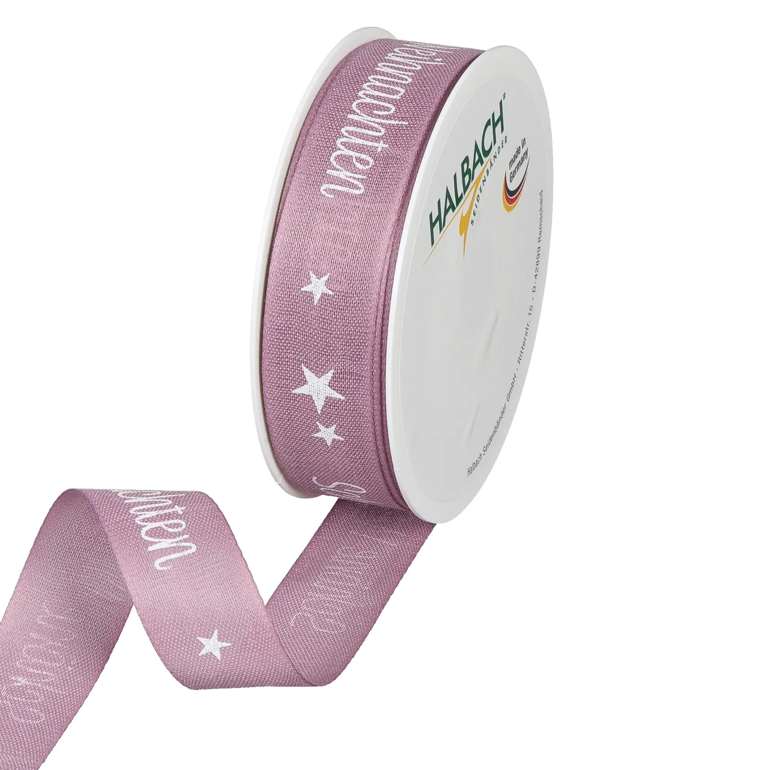 Halbach Weihnachtsband Schöne Weihnachten 25 mm x 18 m Geschenkband