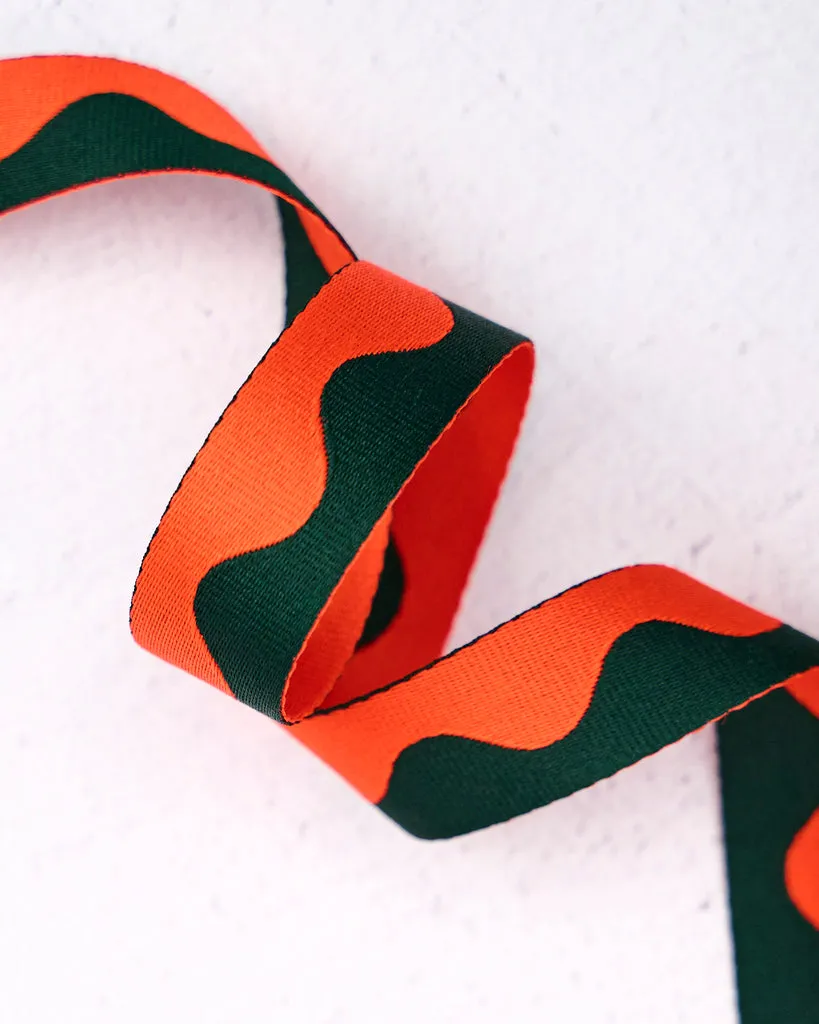 Renaissance Ribbon Wavy Webbing Gurtband Nylon