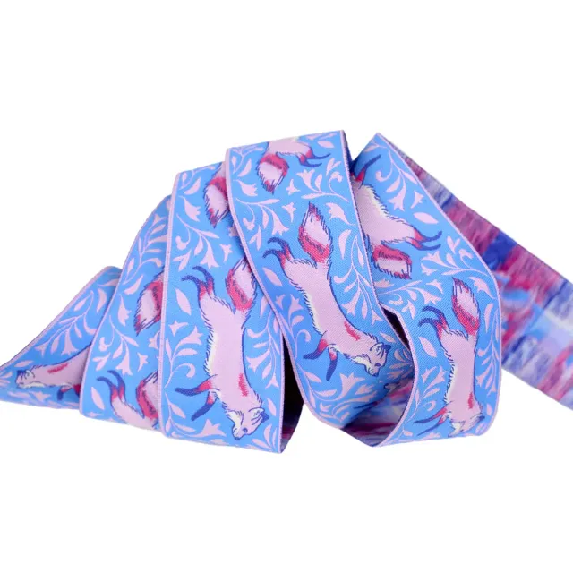 Renaissance Ribbon Glow Garden Foxes Schmuckband 38mm 1 Yard Füchse