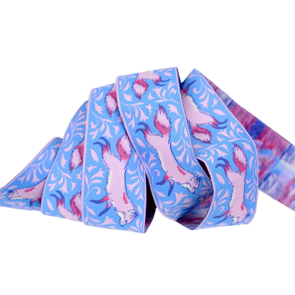Renaissance Ribbon Glow Garden Foxes Schmuckband 38mm 1 Yard Füchse
