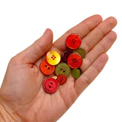 Buttons Galore Fancy Fall Herbstknöpfe 15 Stück zum Annähen