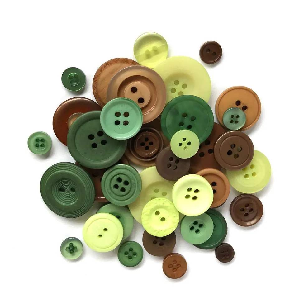 Buttons Galore Going Green Nähknöpfe 100g Mix