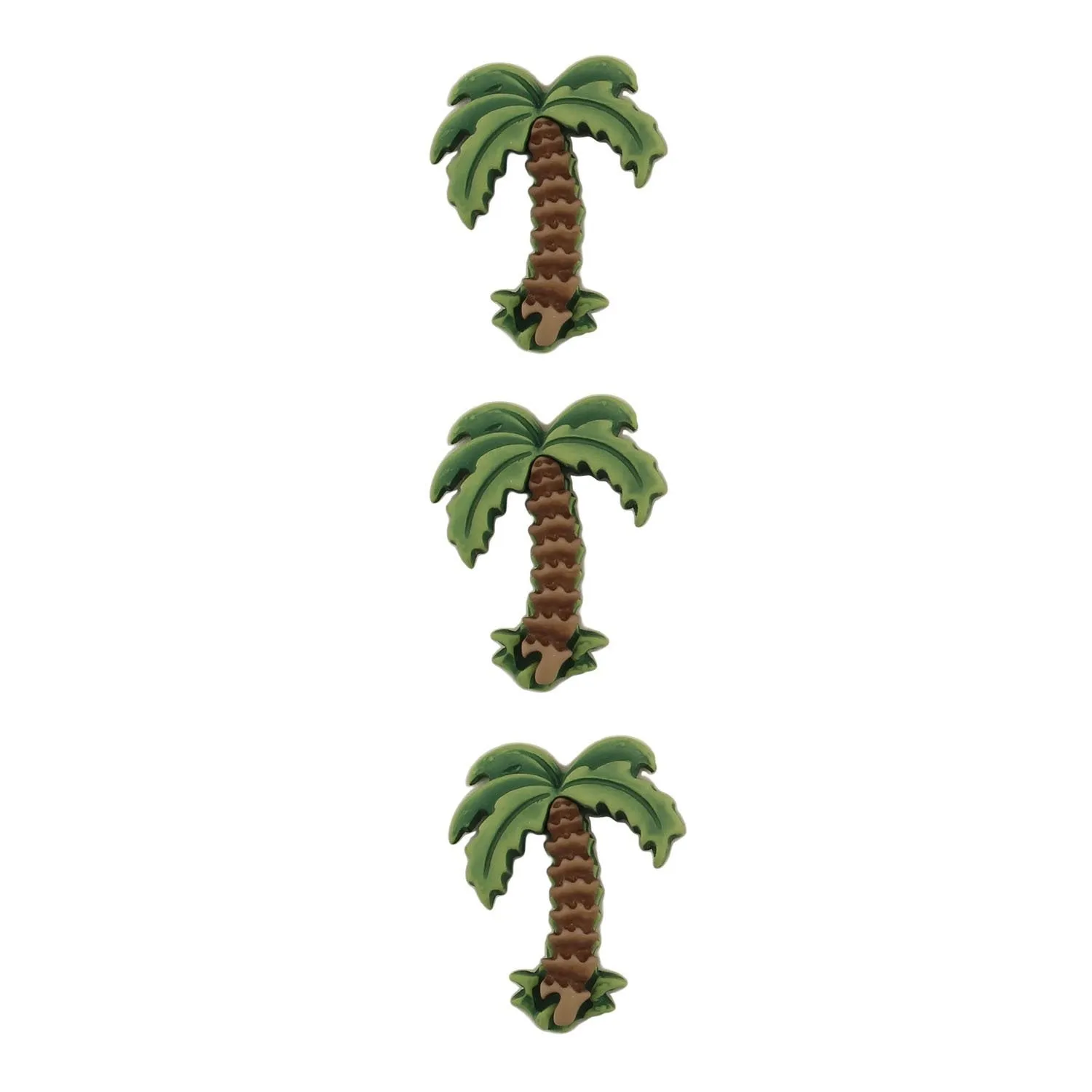 Buttons Galore BaZooples Palm Trees Knöpfe 3 Stück waschbar