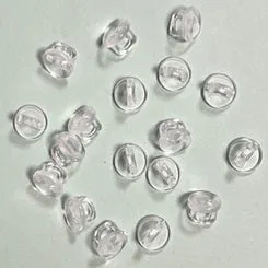 Buttons Galore Acrylic Button Shanks Knopf-Ösen 50 Stück 8 mm