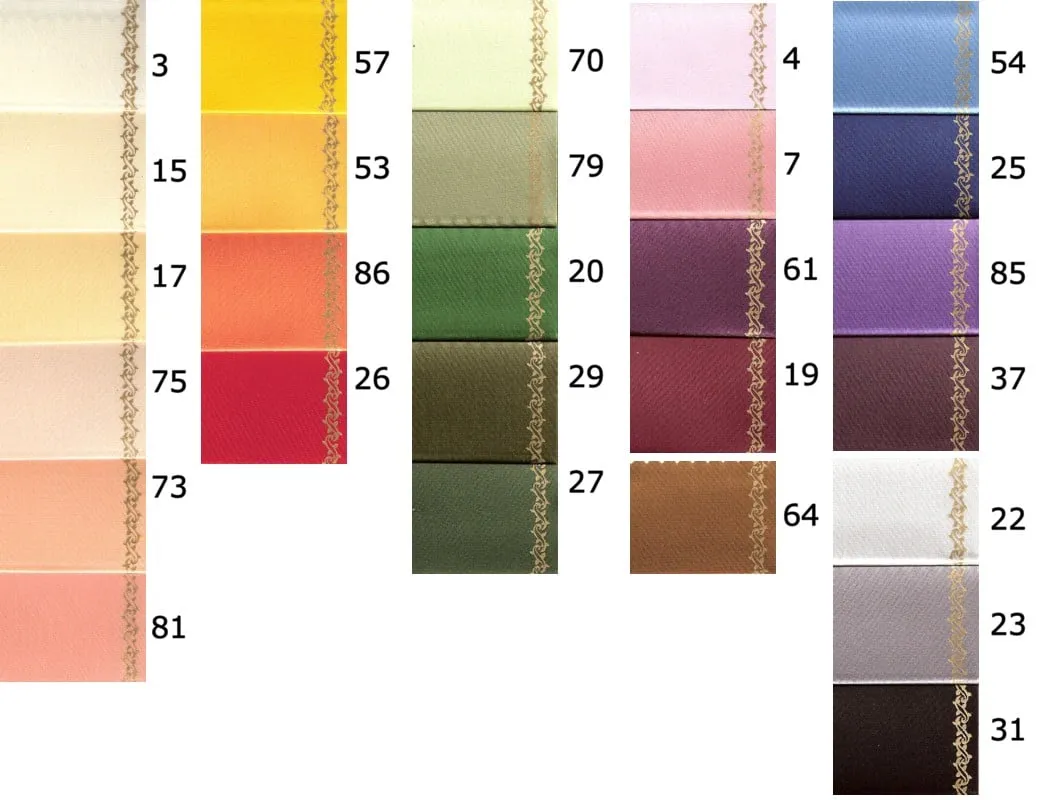 ALJO DESIGN Supersatin Kranzband Z-Ranke 25 m