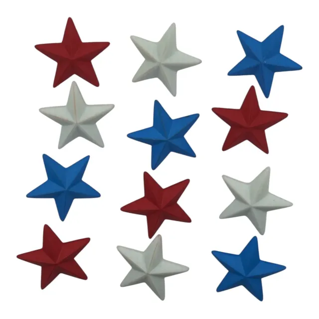 Buttons Galore America 250 Heritage Star Nähknöpfe 12 Stück matt