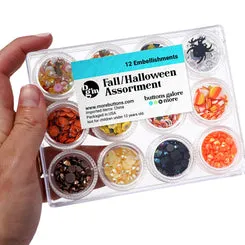 Buttons Galore Fall Halloween Bastelknöpfe Sortiment Herbst