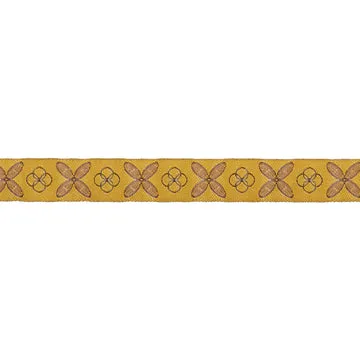 Renaissance Ribbon Enrapture Tiles Schmuckband 1 Yard gold