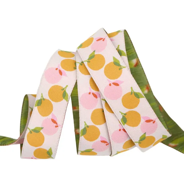 Renaissance Ribbon Best Day Oranges Webband