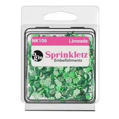 Buttons Galore Sprinkletz Limeade Streuteile 12 g Limette